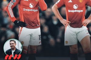 曼联1962年来首次单月联赛5负，1989年来首次年终排名第14