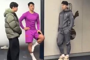 那年18，站如喽啰前辈孙兴慜&黄喜灿闲聊 18岁梁民革在旁学习