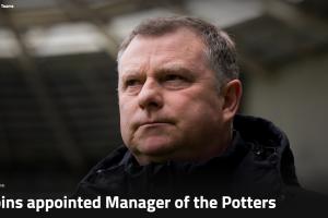 官宣：前考文垂主帅马克罗宾斯出任斯托克城新帅，双方签约三年半