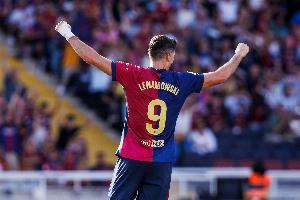 西甲球员2024年进球榜：莱万27球居首，维尼修斯19球第三