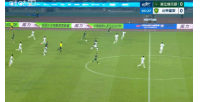 高速前插！王钰栋半场后插上至禁区，内切兜射高出球门