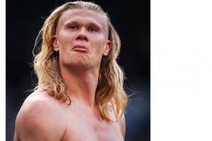 无需语言！哈兰德晒赤裸上身庆祝照，长发飘逸、脸上笑容藏不住